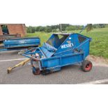 Wessex SC6 Leaf Collector/Sweeper 3 point linkage .A great machine for collectinng leaves, grass,
