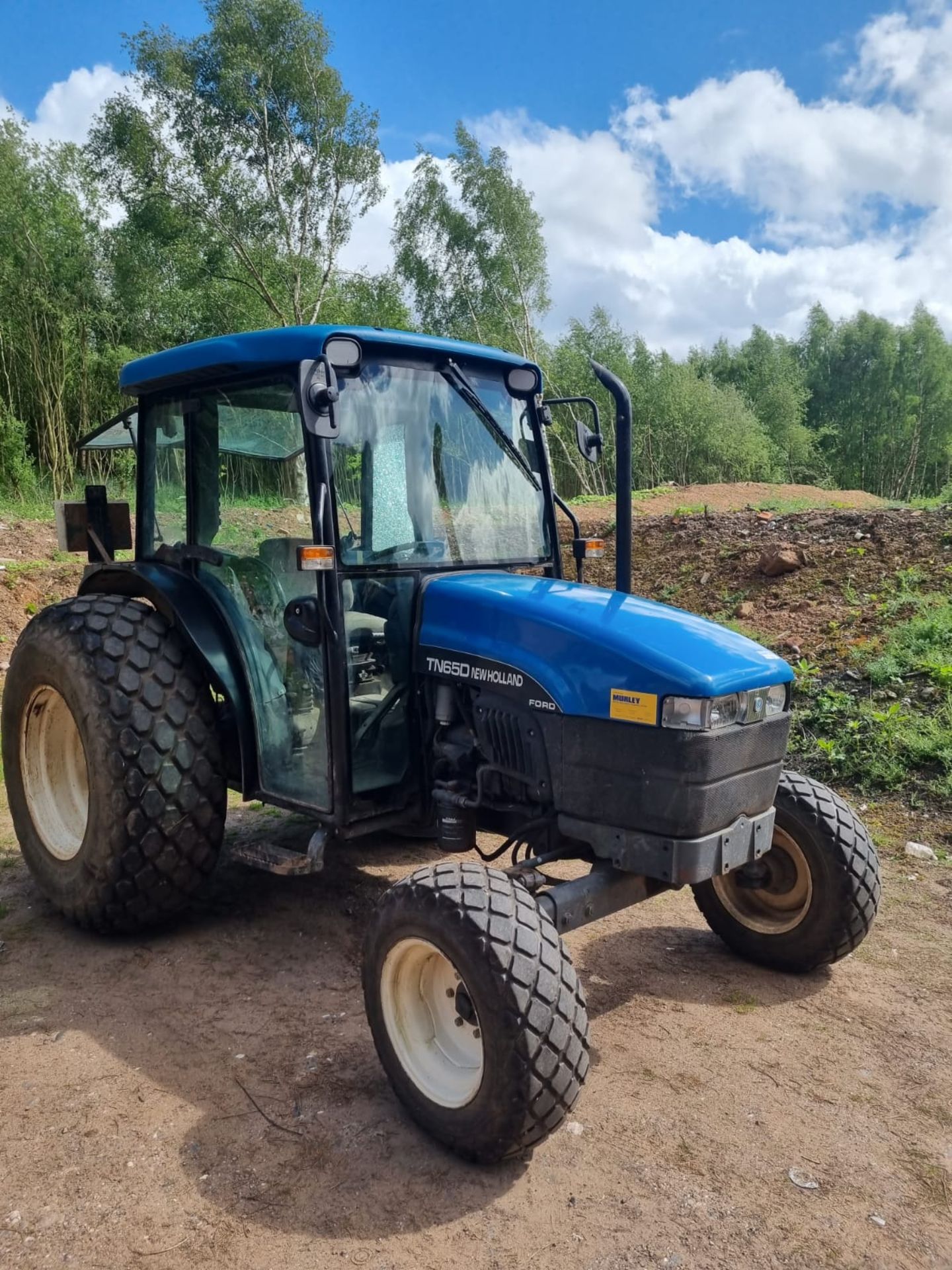 New Holland Ford TN65D tractor 2 axle rigid body blue diesel tractor YOM 1999 index T938 SNP hours - Bild 3 aus 19