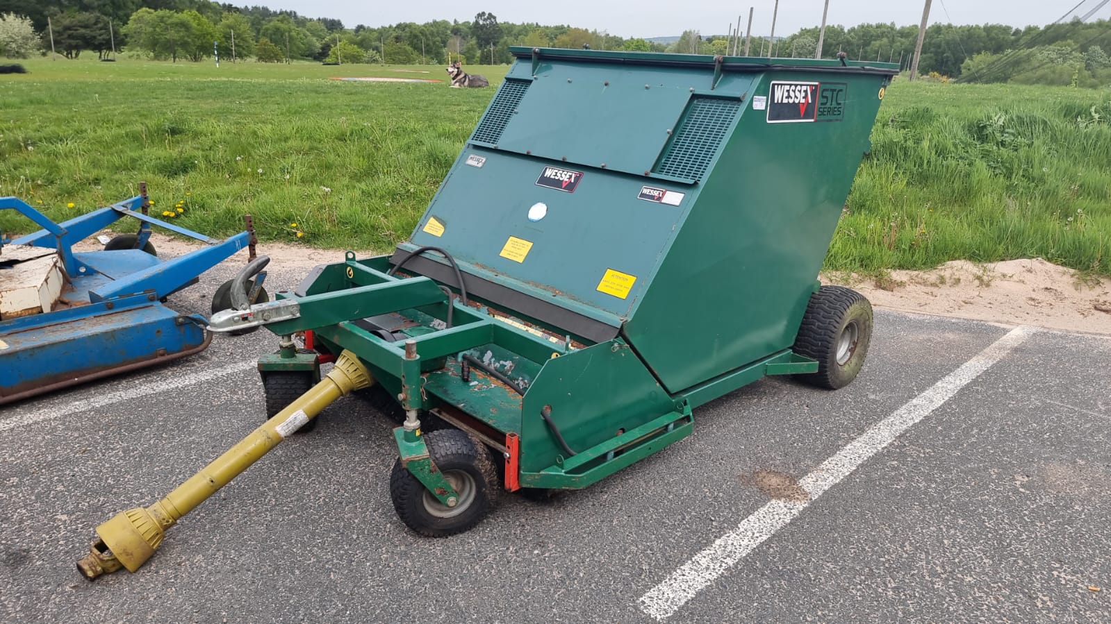 Wessex STC-120 PTO Flail / Sweeper / Scarifier Collector YOM 2008 (s/n 088783)
