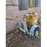 Benford MBR71B pedestrian roller/breaker with A frame trailer (BR71L s/n SLBP0000ET01B5014)