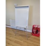 Adjustable heigth Classic Flip Chart Magnetic dry wipe surface (660 x 1000mm)