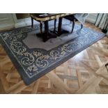 Ferreira de Sá Rugs - Luxury Bespoke Rugs Custom Made Luxury Rug In Blue Grey And Cream Hand