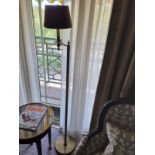 Library Floor Lamp Finished In English Bronze Swing Arm Function With Shade 156cm (Room 414)