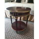 French Empire Style Gueridon Table Decorated With Gilded Bronzes 54 x 60cm (Room 303)