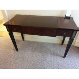 Kingswood Writing Desk With Two Faux Drawers And Pop-Up Leather Lid Fitted Internally With