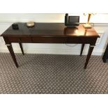 Kingswood Writing Desk / Dressing Table With Two Faux Drawers And Pop-Up Leather Lid Fitted