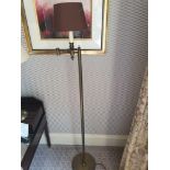 Library Floor Lamp Finished In English Bronze Swing Arm Function With Shade 156cm (Room 335) (This