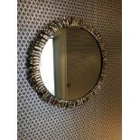 Sculptural Bronzed Accent Mirror 70cm (Room 419)