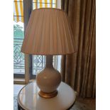 Heathfield And Co Gourd Textured Ceramic Table Lamp With Shade 70cm (Room 310 & 311)