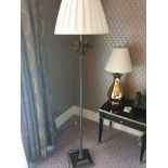 Heathfield And Co Coral Standard Lamp With Linen Shade, 180cms (Room 314)