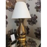 A Pair Of Heathfield And Co Louisa Glazed Ceramic Table Lamp With Textured Shade 77cm (Room 338) (