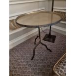 A Brass  Top Coffee Table 60 x 76cm (Room 309)