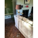 Library Floor Lamp Finished In English Bronze Swing Arm Function With Shade 156cm (Room 417)