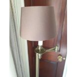 Library Floor Lamp Finished In English Bronze Swing Arm Function With Shade 156cm (Room 334) (This