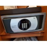 Assa Abloy Elsafe Sentinel II in-room digital safe LED display for clear, visible numbers