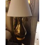 A Pair Of Heathfield And Co Louisa Glazed Ceramic Table Lamp With Textured Shade 77cm (Room 341)