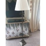 Heathfield And Co Coral Standard Lamp With Linen Shade 180cms (Room 306 & 307)