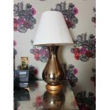 A Pair Of Heathfield And Co Louisa Glazed Ceramic Table Lamp With Textured Shade 77cm (Room 328)