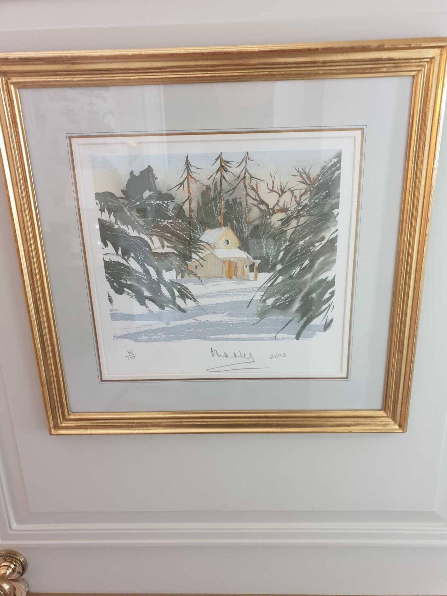 HRH The Prince Of Wales Limited Edition Lithograph 36/100 The Sanctuary A Tranquil And Unspoilt