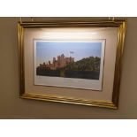 HRH The Prince Of Wales Limited Edition Print The Castle Of Mey From The Walled Garden 41 Of 100