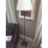 Heathfield And Co Coral Standard Lamp With Linen Shade, 180cms (Room 337) (This lot is located in