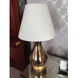 A Pair Of Heathfield And Co Louisa Glazed Ceramic Table Lamp With Textured Shade 77cm (Room 325) (
