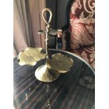 Jay Strongwater Three Tiered Lily Pad Stand Display Brass 26cm (Room 410)