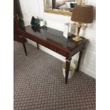 Kingswood Writing Desk / Dressing Table With Two Faux Drawers And Pop-Up Leather Lid Fitted