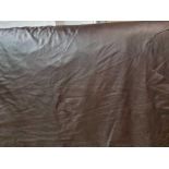 Mastrotto Dakota Chocolate Leather Hide approximately 3.96mÂ² 2.2 x 1.8cm