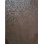 Chocolate 454 Leather Hide approximately 3.74mÂ² 2.2 x 1.7cm