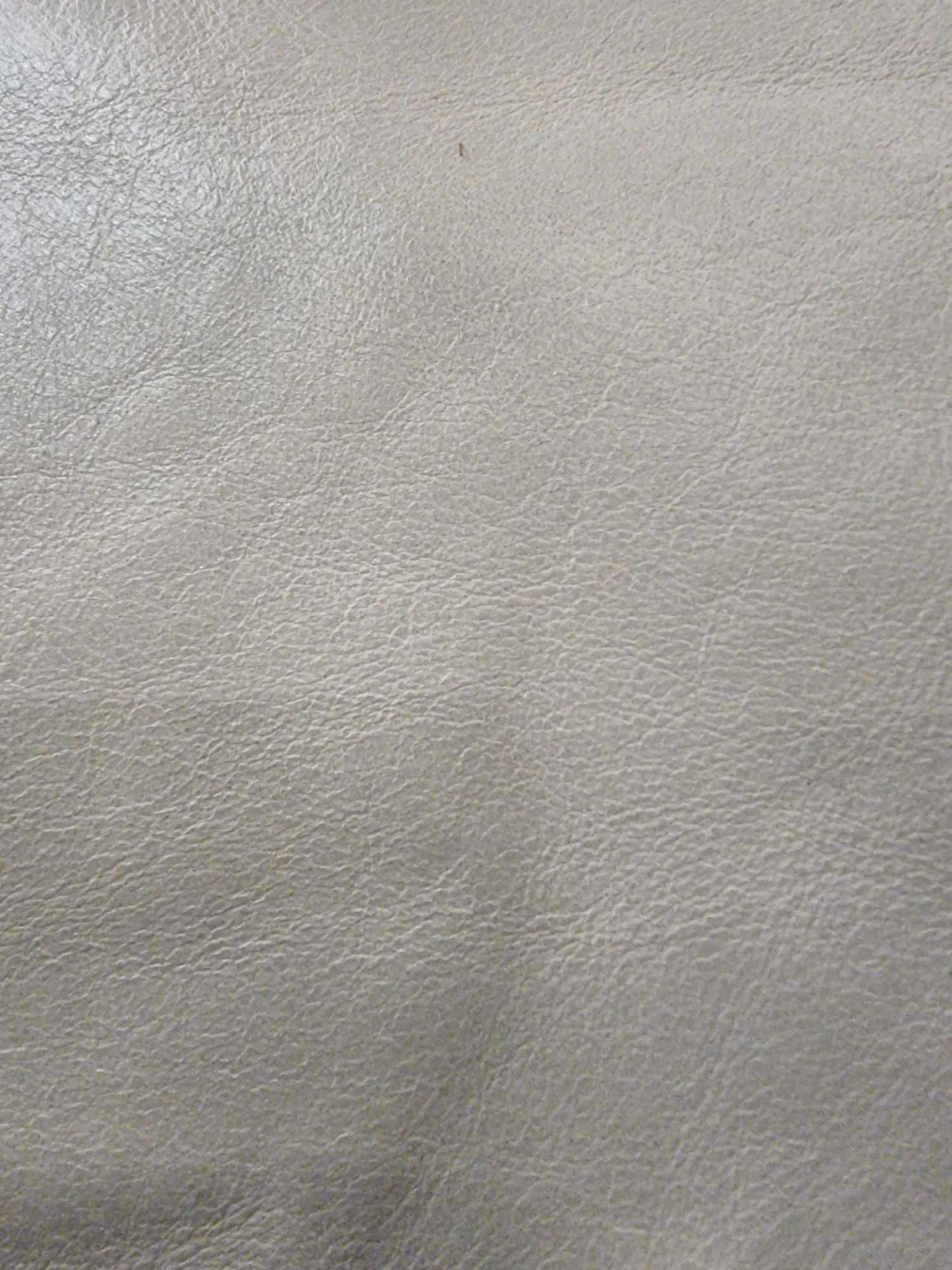 Yarwood Aviator Chalk Leather Hide approximately 4.2mÂ² 2.1 x 2cm