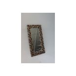Woven Reed Mirror Red Flower Motif This Range Of Mirrors Are Made From Natural Materials And Evoke A