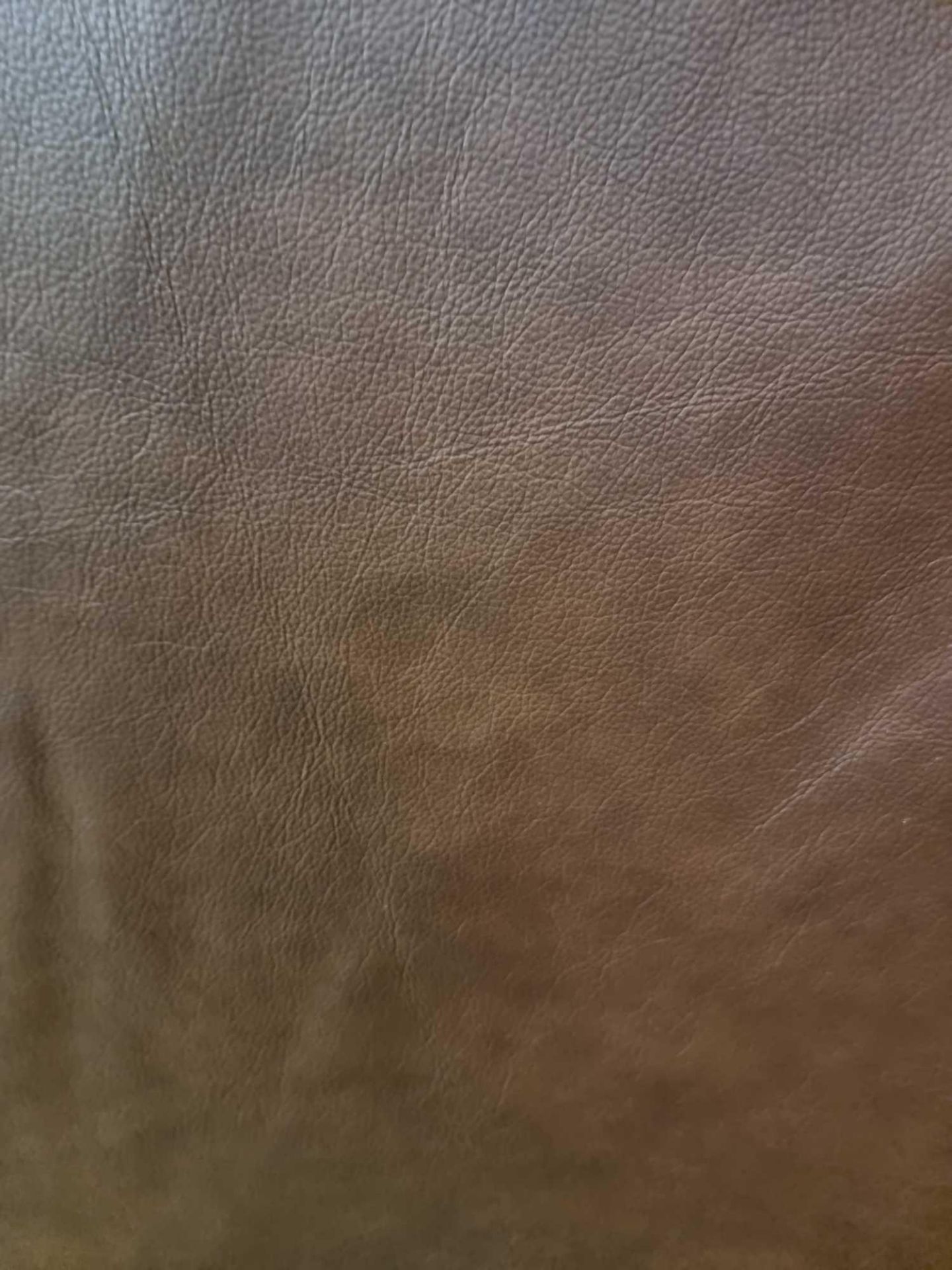 Trim International Dakota Chestnut Leather Hide approximately 5.8mÂ² 2.9 x 2cm - Image 2 of 2