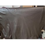 Yarwood Hammersmith Chocolate Leather Hide approximately 5.06mÂ² 2.3 x 2.2cm