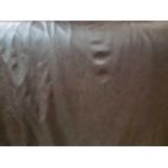 Mastrotto Hudson Chocolate Leather Hide approximately 5mÂ² 2.5 x 2cm