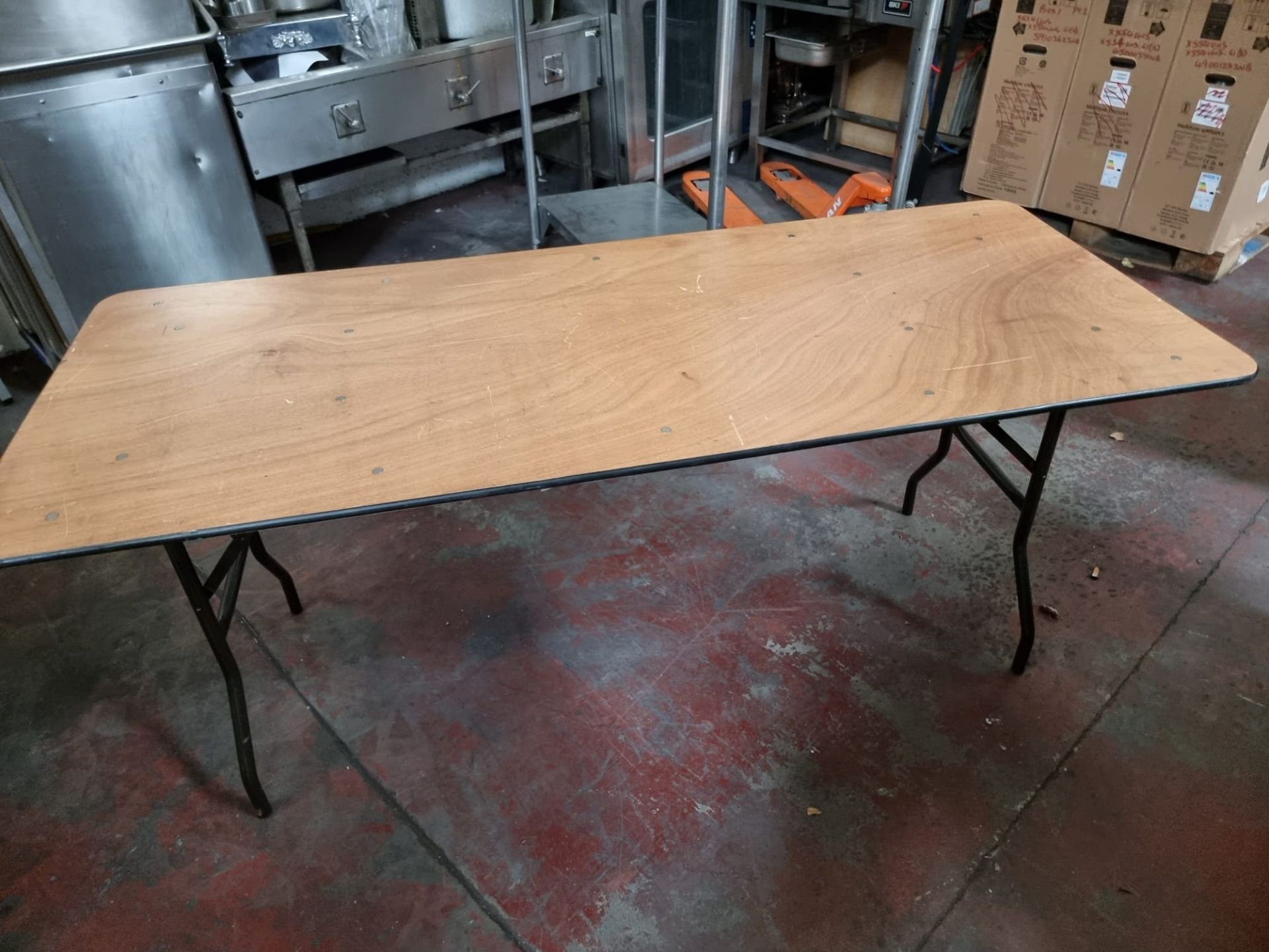 Eclipse wooden floding table 180 x 76cm