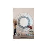 John Lewis And Partners Morello Glass Mirror, Dia80cm , Clear The Morello Round Venetian