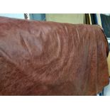 Antique Whisky Leather Hide approximately 4.62mÂ² 2.2 x 2.1cm