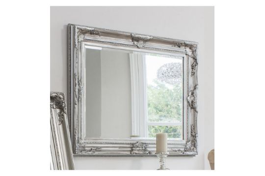 Harrow Rectangle Mirror Bright Silver Bring A Statement To The Home With The Harrow Rectangle Mirror