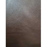 Chocolate Leather Hide approximately 2.72mÂ² 1.7 x 1.6cm