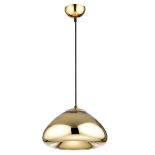 Gulf 30cm Pendant Light Gold 30cm A beautiful mix of metal that is moulded in the shape of a droplet