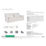 La Paz High Back 3 Seater Sofa The La Paz Is A Luxuriously Sized Shabby Chic Inspired Sofa Featuring
