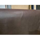 Chocolate Leather Hide approximately 5.04mÂ² 2.4 x 2.1cm
