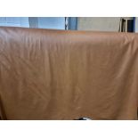 Trim International Dakota Tan Leather Hide approximately 5.28mÂ² 2.4 x 2.2cm