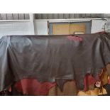 Mastrotto Hudson Chocolate Leather Hide approximately 5.98mÂ² 2.6 x 2.3cm