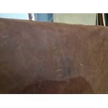 Wallis Dakota Leather Hide approximately 3.6mÂ² 2 x 1.8cm