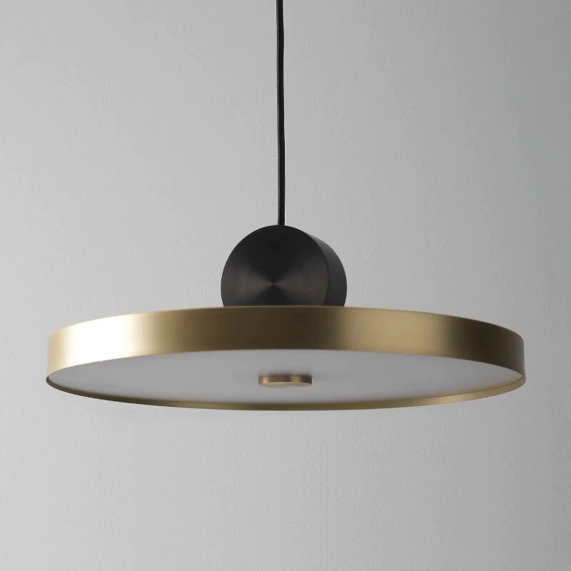 Lola V4 Round LED Pendant Light a carefully crafted pendant of geometric shapes, each in their own - Image 2 of 2