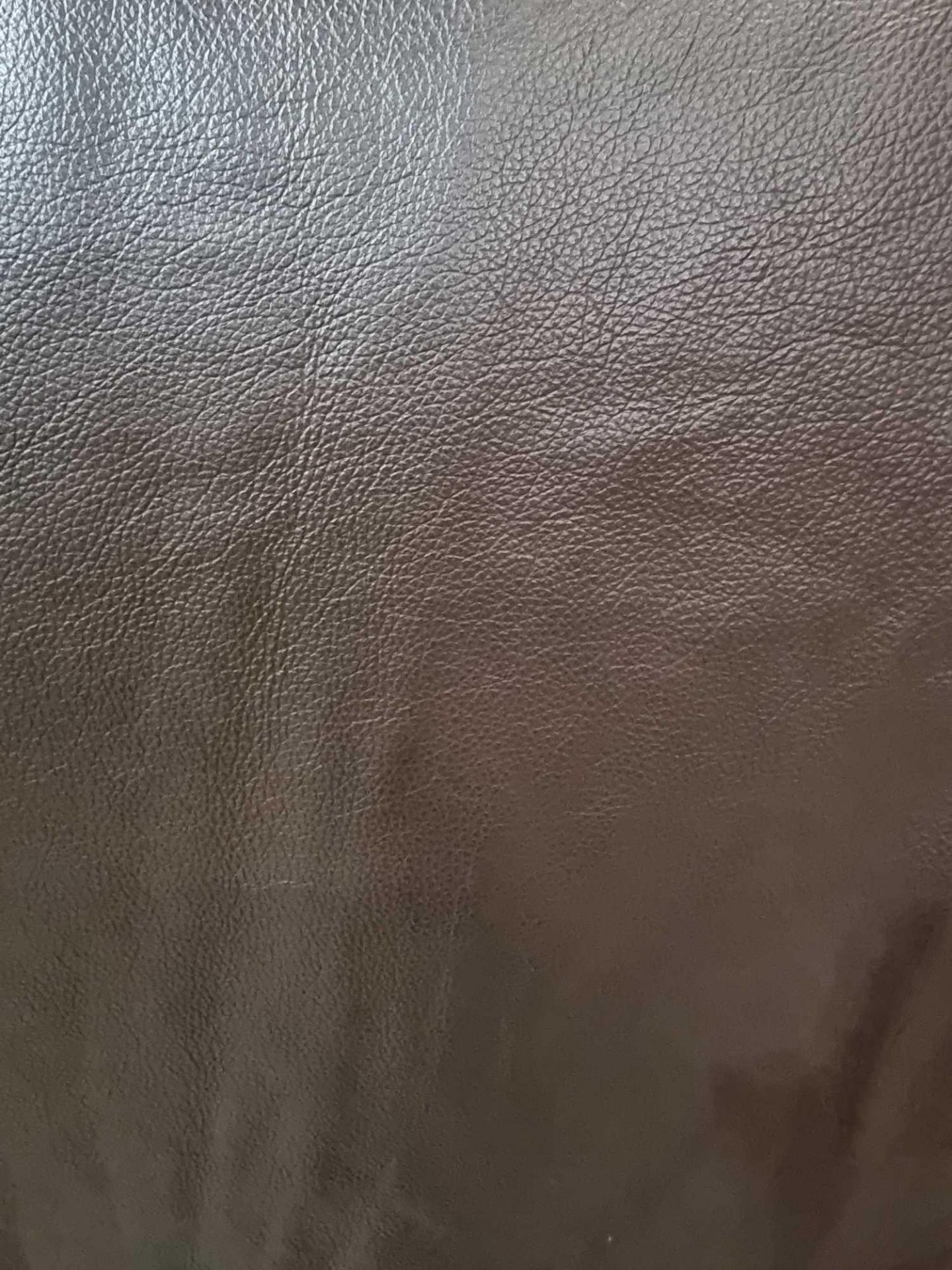 Mastrotto Hudson Chocolate Leather Hide approximately 4.56mÂ² 2.4 x 1.9cm