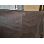 Mastrotto Hudson Chocolate Leather Hide approximately 3.8mÂ² 2 x 1.9cm