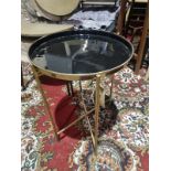 Valetta Side Table In Gold And Black The Valetta Side Table Adds A Glamourous Touch To A Room The